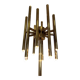 Mid-century design brass floor lamp, 1980s in style of Gaetano Sciolari