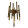Mid-century design brass floor lamp, 1980s in style of Gaetano Sciolari