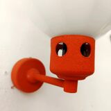 Space Age orange wall lamp 1970