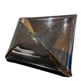 Plexiglass magazine rack, circa 1970