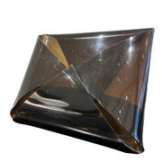 Plexiglass magazine rack, circa 1970