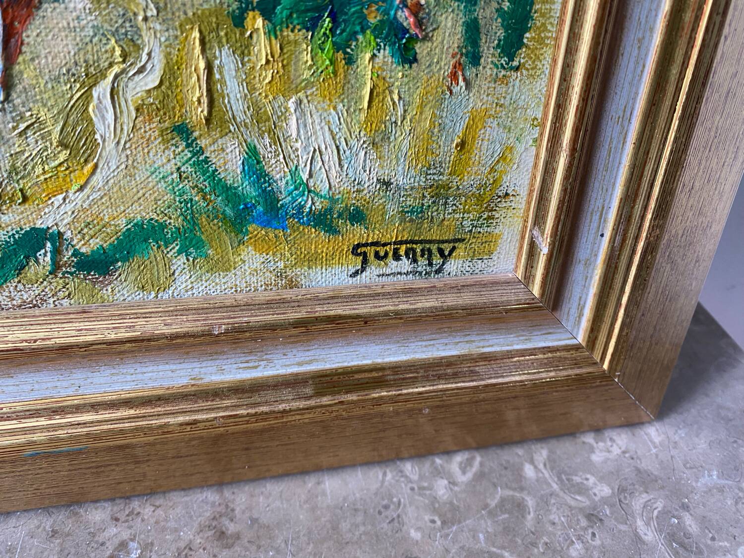 Mediterranean landscape by Guery