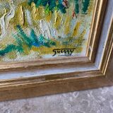 Mediterranean landscape signed Guery