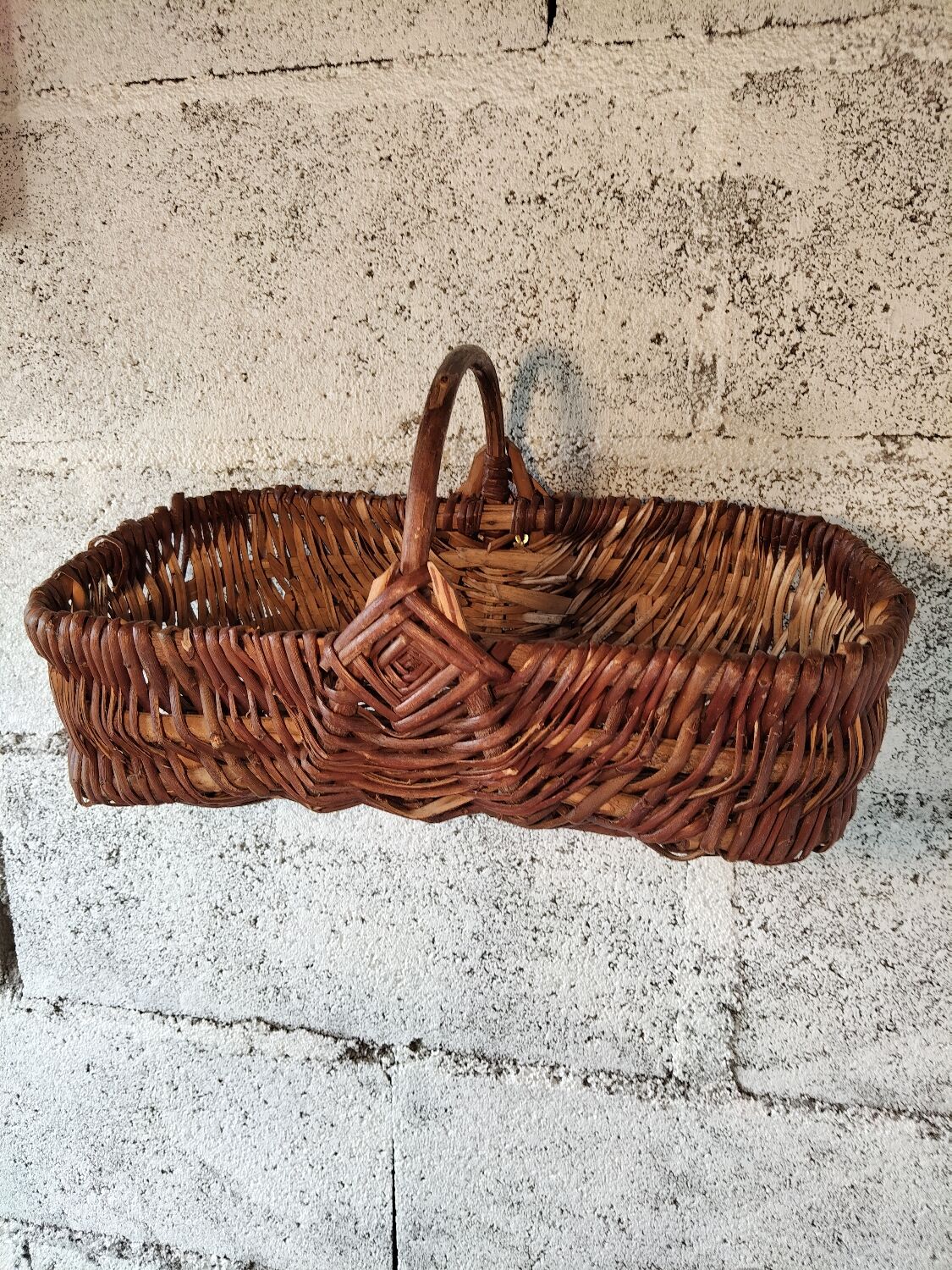 Old wicker basket – Handmade – Country house spirit