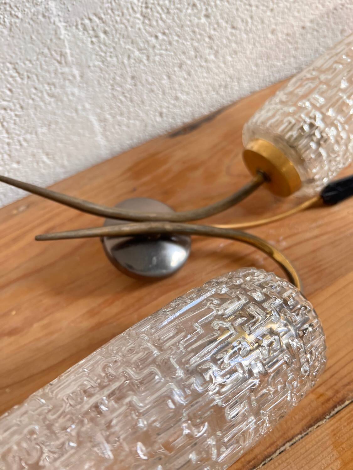 Pair of double rockabilly sconces