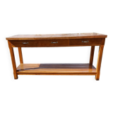 Wooden Drapery Table, 3 Drawers.