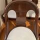8 solid mahogany chairs