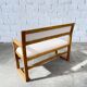 Vintage oak bench from the 1950s