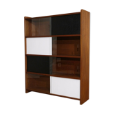 Étagère vitrine vintage en teck