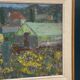 Original Swedish Oil on Panel – “Farm” by Svän Grandin – Signed – Vintage