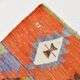 3x10 Geometric Multicolor Turkish Kilim Runner Rug,Rug For Hallway,95x295Cm