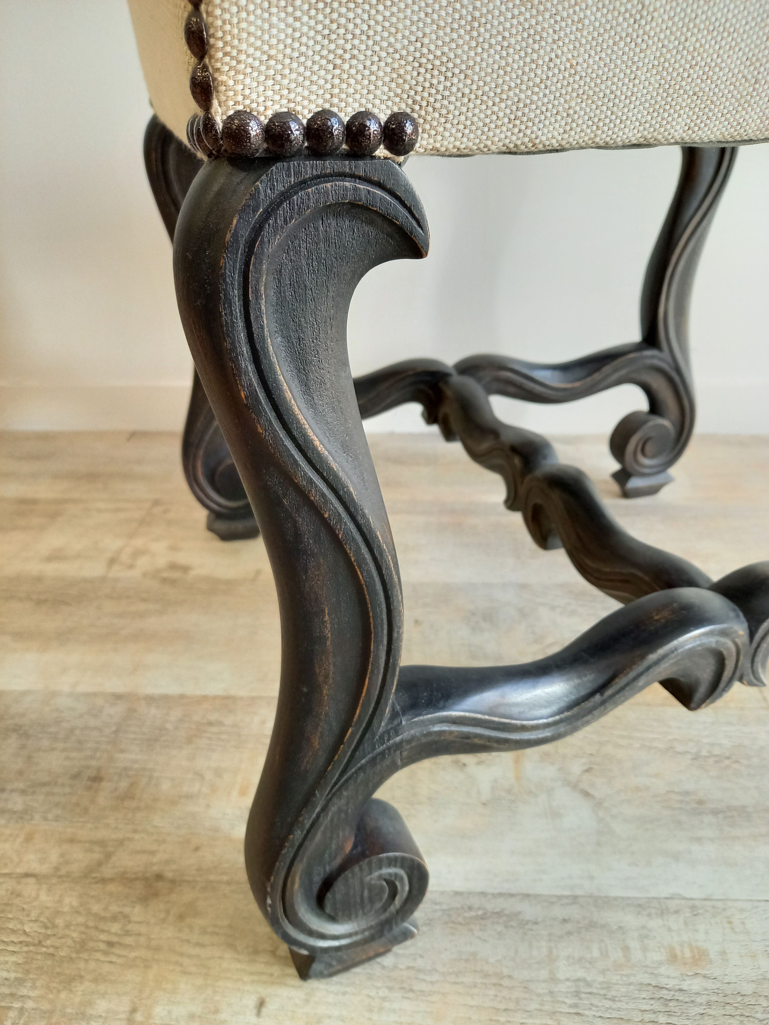 Set of 2 Louis XIII stools