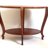 Art Deco oval pedestal table Width 80 cm