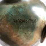 Vase boule en grès  Noirmoutier 20ème