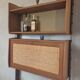 Teak bar cabinet Ergo, Vintage Scandinavian 1960s