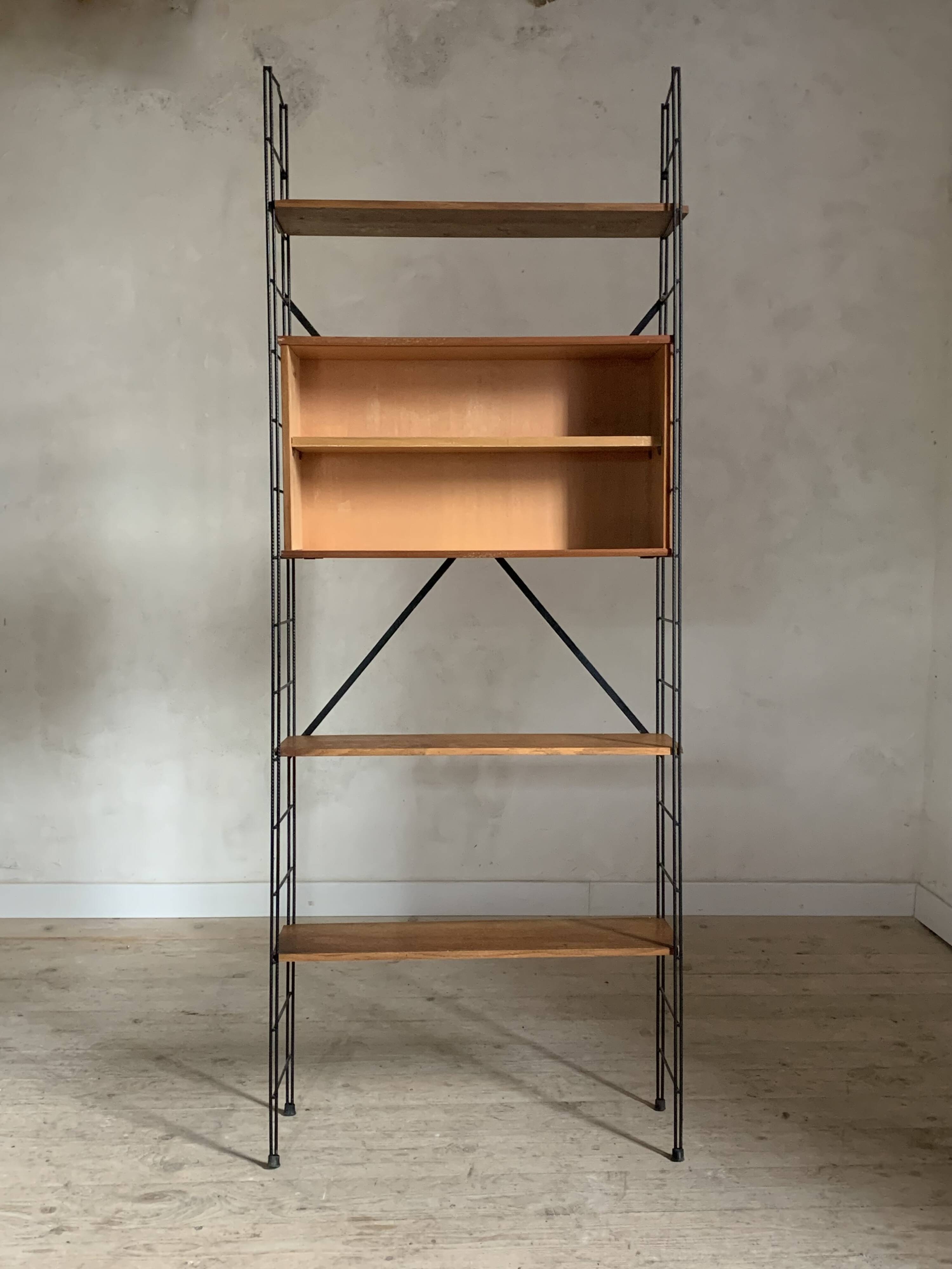 Vintage string style freestanding bookcase