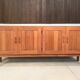 Buffet scandinave en teck massif, Danemark années 1960