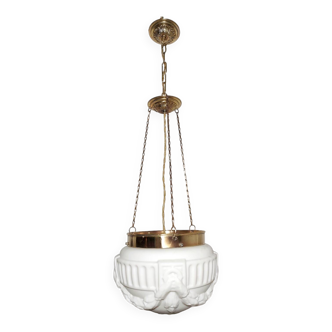 Lámpara de techo "Art Nouveau". España, 1930s.