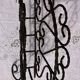 Vintage Magazine Rack - Twisted Wrought Iron Magazine or Vinyl Record Holder