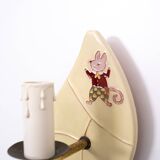 Ceramic children wall lamps, 1950s