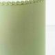 Pair of Chinese table lamps in Delft blue ceramic with new green silk shades.