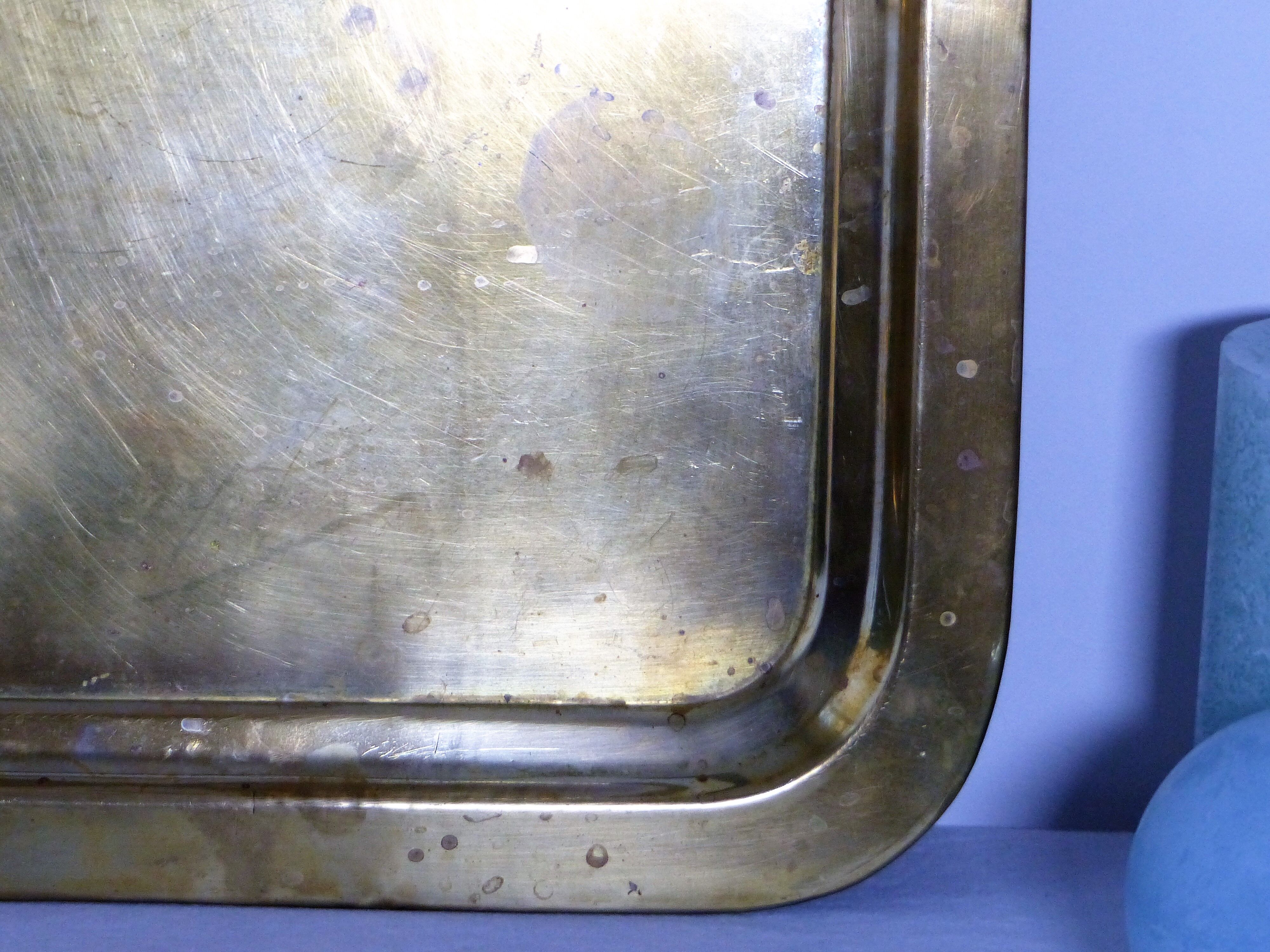 Brass square tray