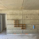 Modernist pine shelf bookcase Regain