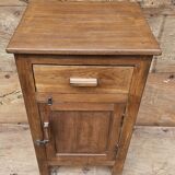Old Burmese teak bedside table