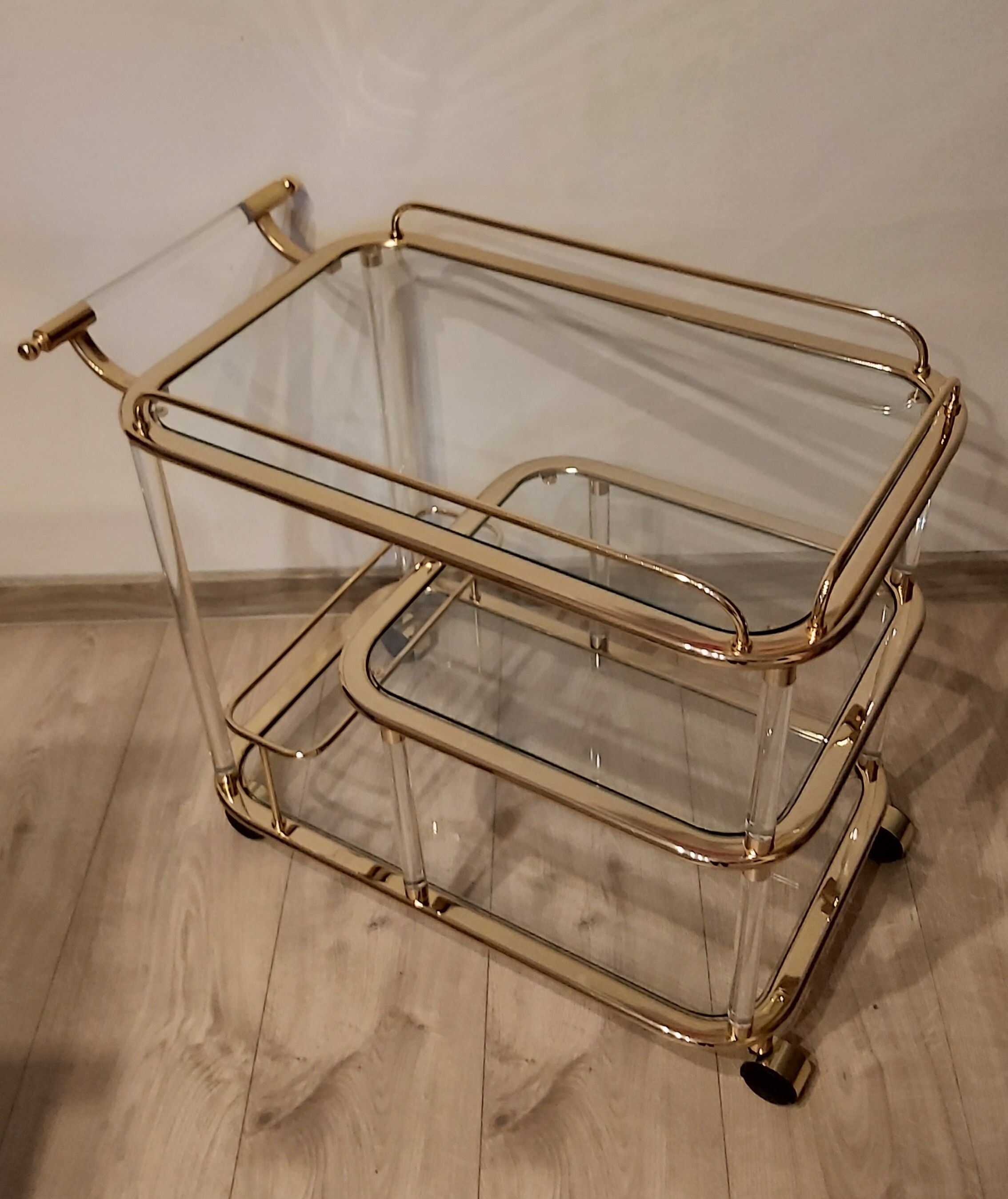 Bar cart, designed by F. Orsenigo, Orsenigo, Italy, 1980s