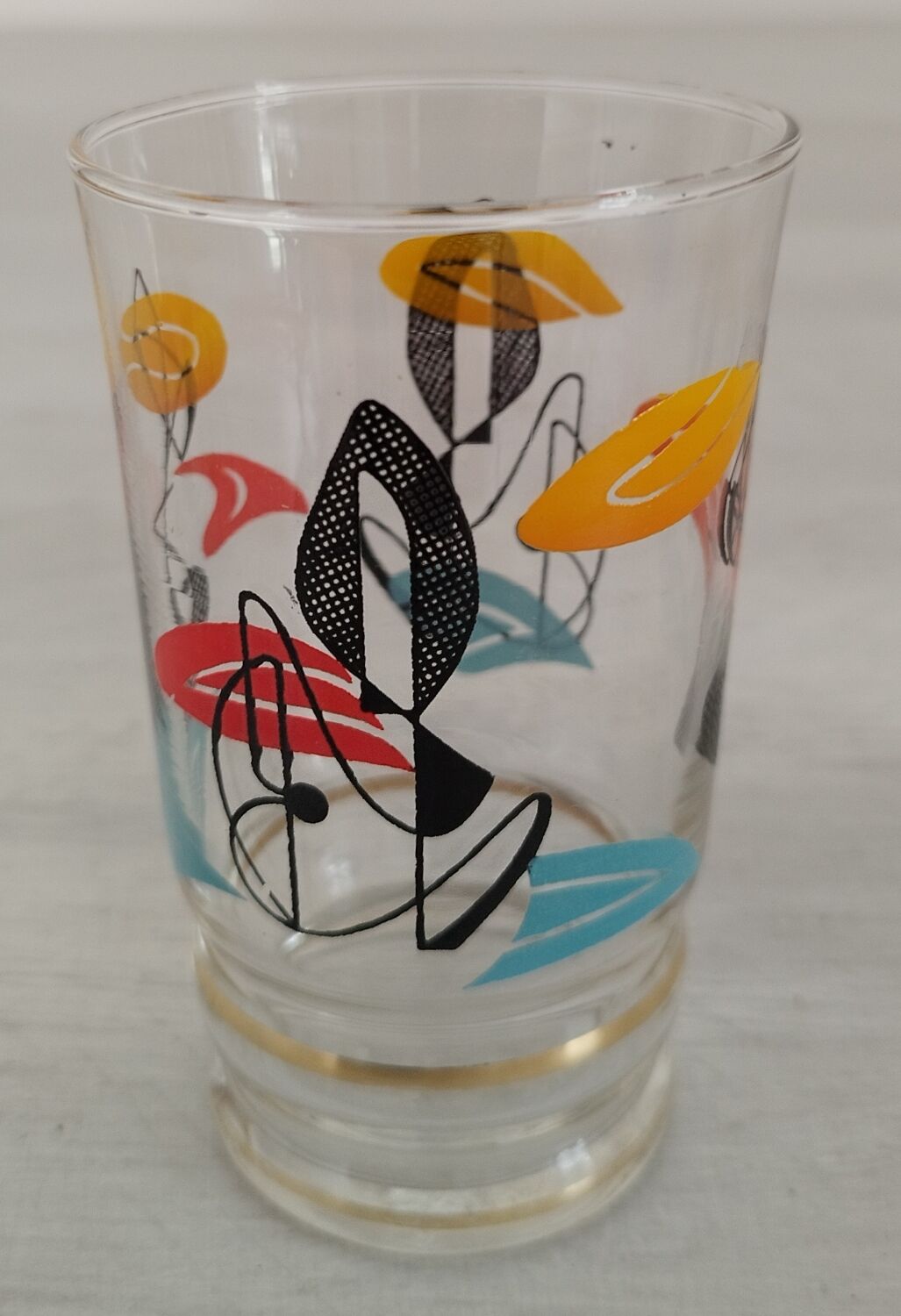 Vintage orangeade glass service