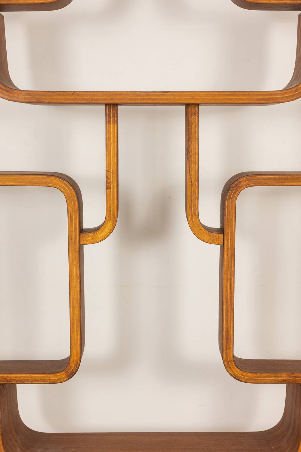 Ludvik Volak. Pair of shelves or partition screen. 1960s-70s.