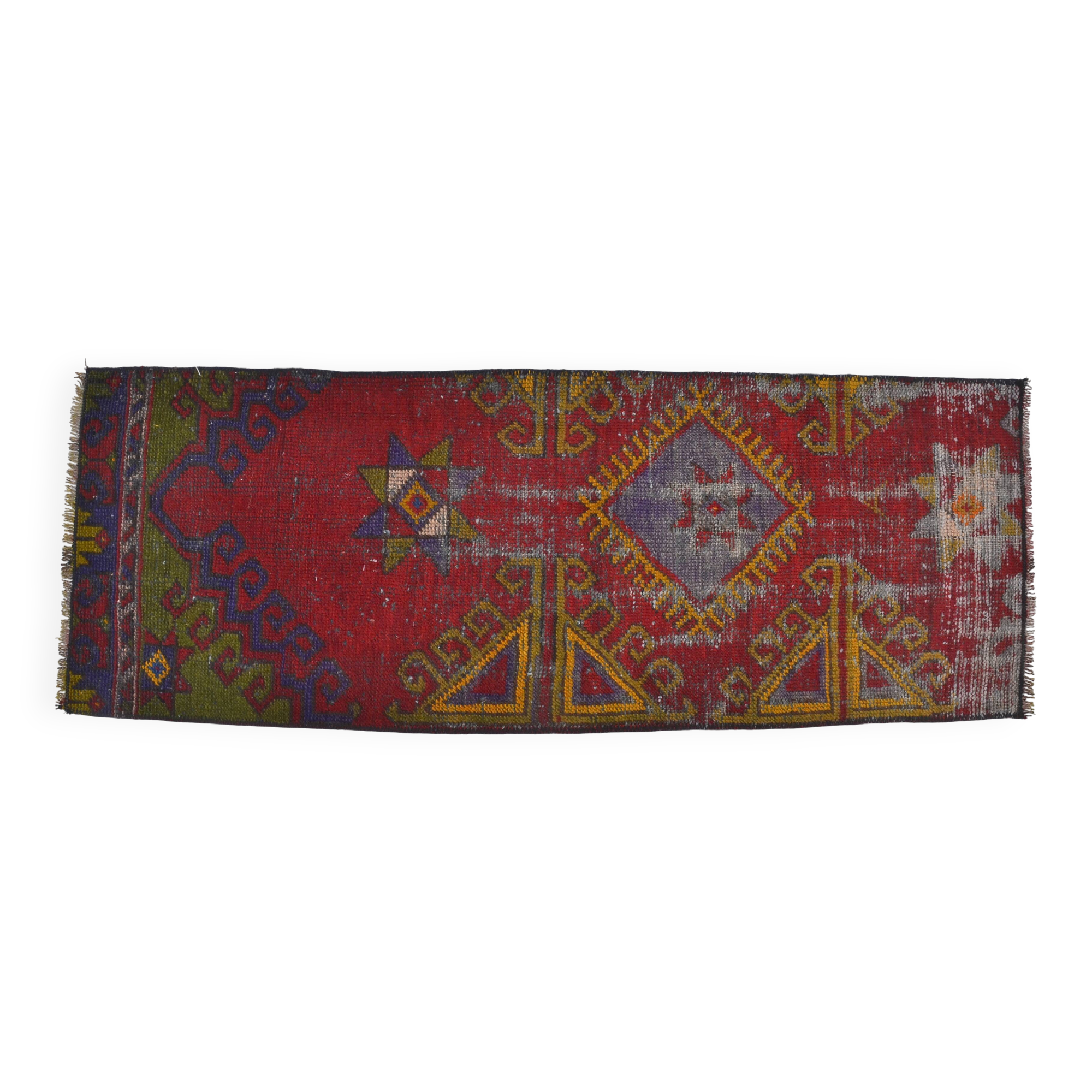 Small Antique Vintage Carpet sku 3983