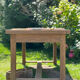 Table de ferme ancienne en chêne massif clair