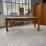 Farmhouse table in elm and pine 2m
