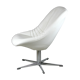 Armchair "Space Age", steel, fiberglass and imitation leather, France, circa 1970