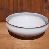 old white and gold LIMOGES porcelain fruit-saladier-plate cup