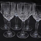 Suite of 6 small Crystal glasses