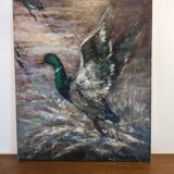 Oil on canvas “The beautiful escape” by Maggit VERGEZ (XX-XXI century)