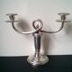 Candle holder - Gallia candlestick - Christofle Royaumont model in silver-plated metal