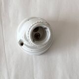 Applique murale en céramique porcelaine garage atelier luminaire ancien