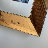 Smoked mirror with shutters