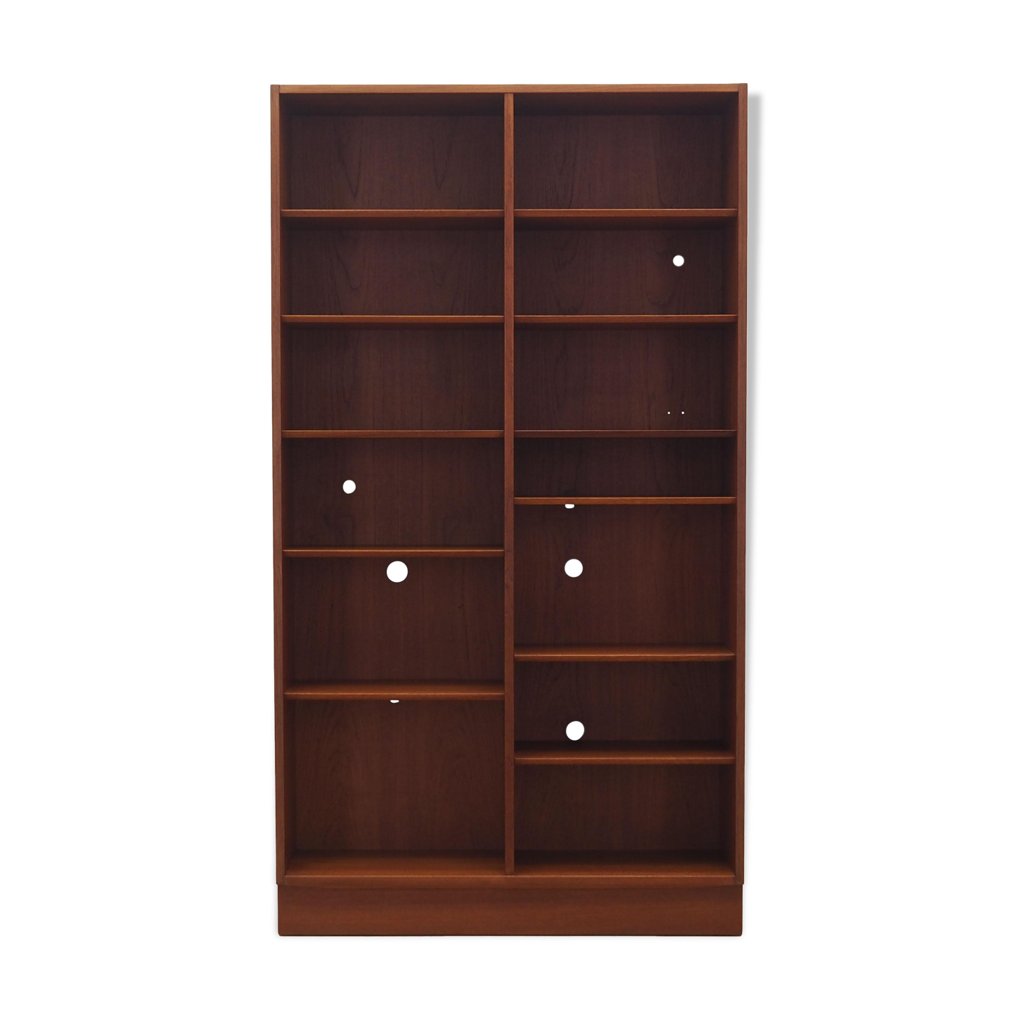 Teak bookcase, Danish design, 1970s, manufactured by Hundevad