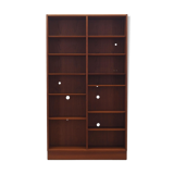 Teak bookcase, Danish design, 1970s, manufactured by Hundevad