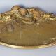 A. Marionnet Art Nouveau centerpiece gilt bronze, signed 41x30 cm C
