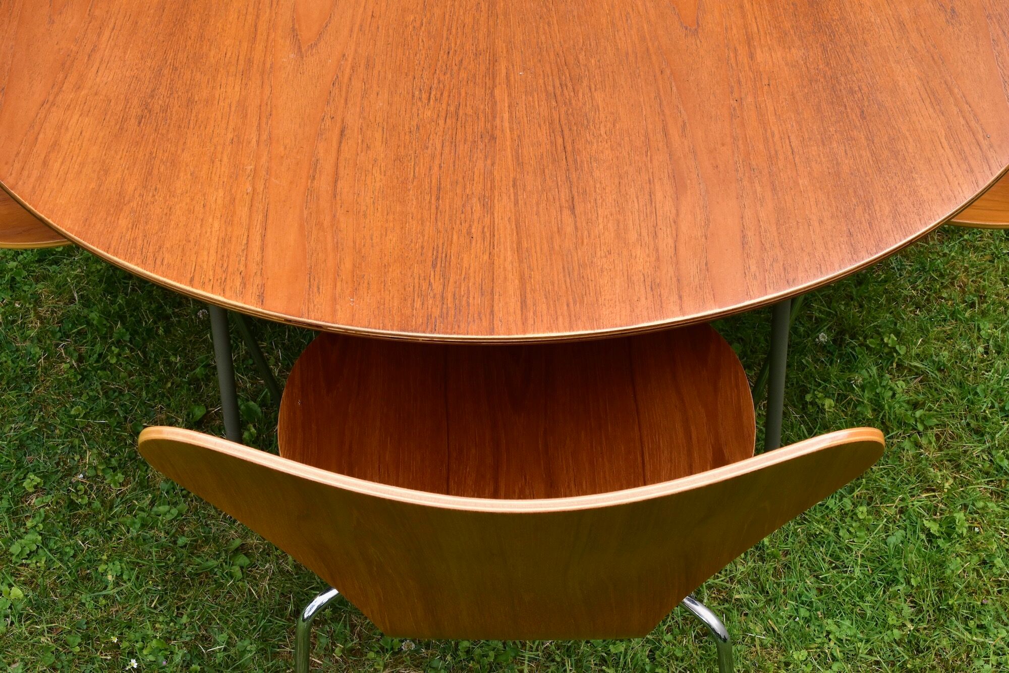 Arne Jacobsen dining table 3600 teak by Fritz Hansen 1950