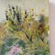 The vegetable garden, oil on canvas signed Lohezic 1974.