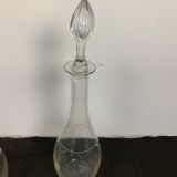 Paire de carafes à vin en cristal