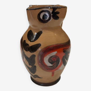 Ceramic owl pitcher by Giovanni de Simone