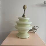 Pied de lampe opaline