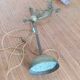 Lampe art nouveau monte et baisse en bronze
